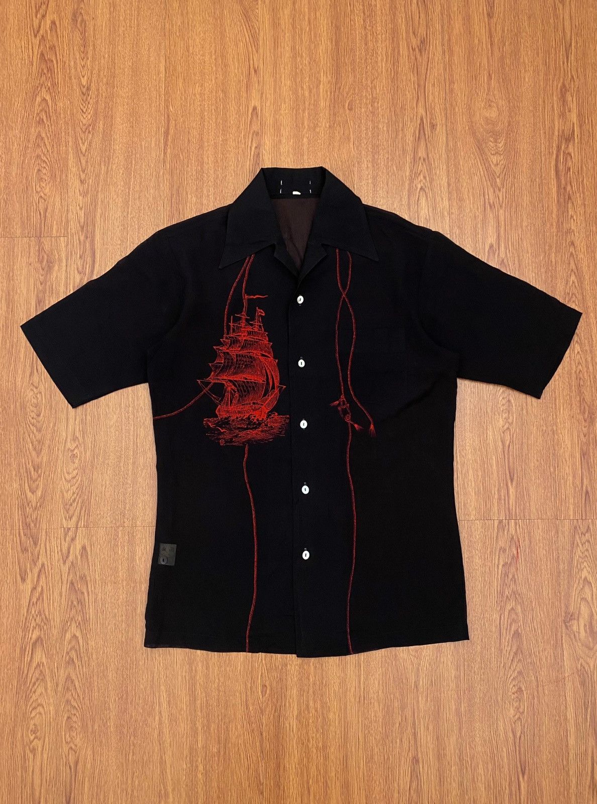 If Six Was Nine × Japanese Brand × Le Grande Bleu (L.G.B.) Japanese Transparent black shirt Size US M / EU 48-50 / 2 - 1 Thumbnail