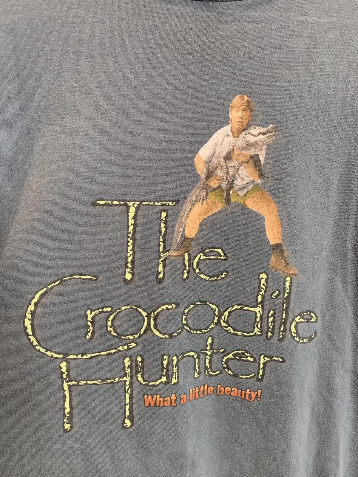 Giant *RARE* Vintage 1999 Crocodile Hunter Steve Irwin Giant Shirt Size US L / EU 52-54 / 3 - 3 Thumbnail