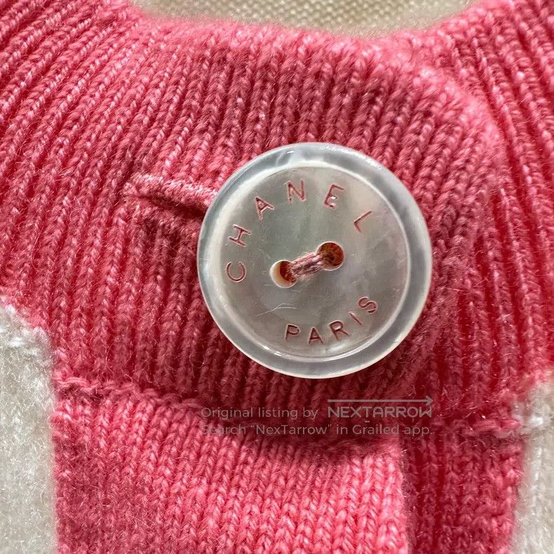 Chanel Chanel Beach Series Letter Cashmere Cardigan coat Size XS / US 0-2 / IT 36-38 - 6 Thumbnail