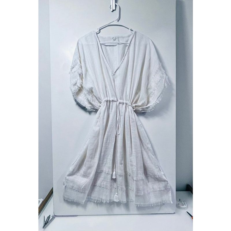0 AERIE Boho Cotton Beach Coverup Size ONE SIZE - 7 Thumbnail