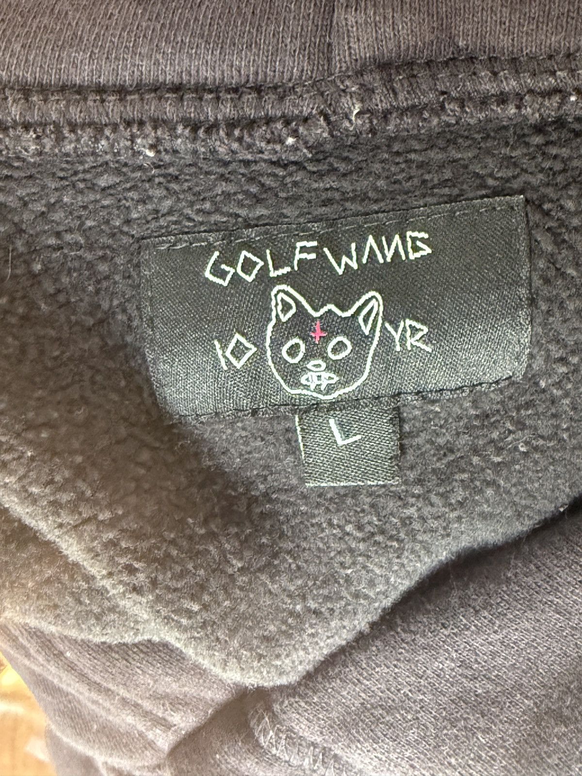 Golf Wang Golf Wang Odd Future OFWGKTA Shark Kill Cat Hoodie Size US L / EU 52-54 / 3 - 3 Thumbnail
