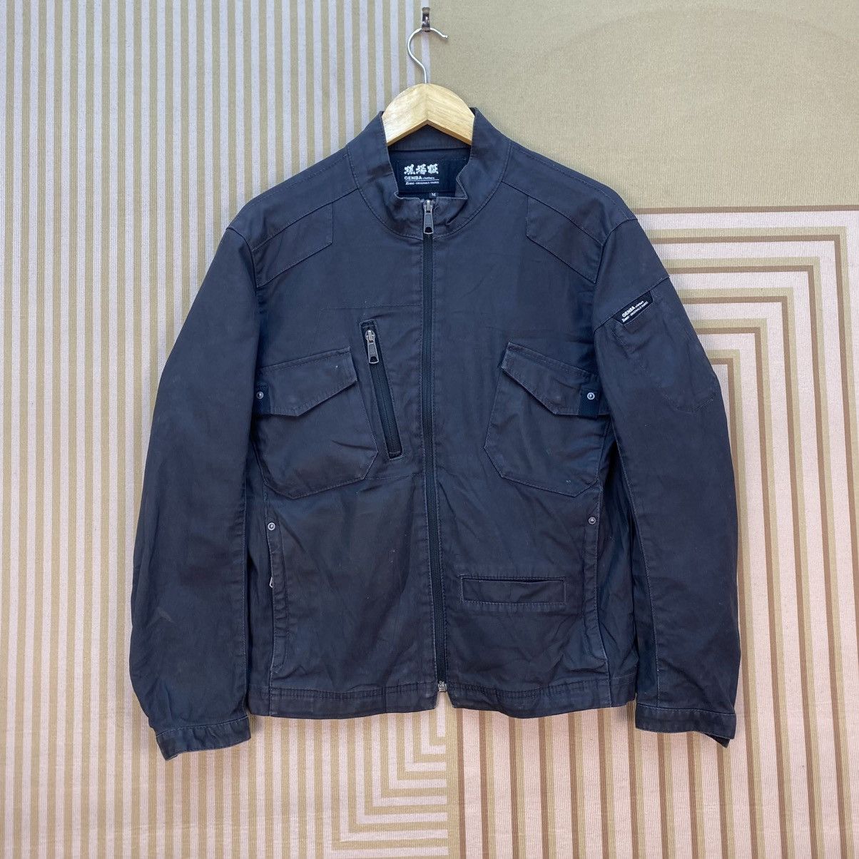 Japanese Brand 🫶Vintage Japanese Brand Genba Workwear Jacket Size US M / EU 48-50 / 2 - 4 Thumbnail