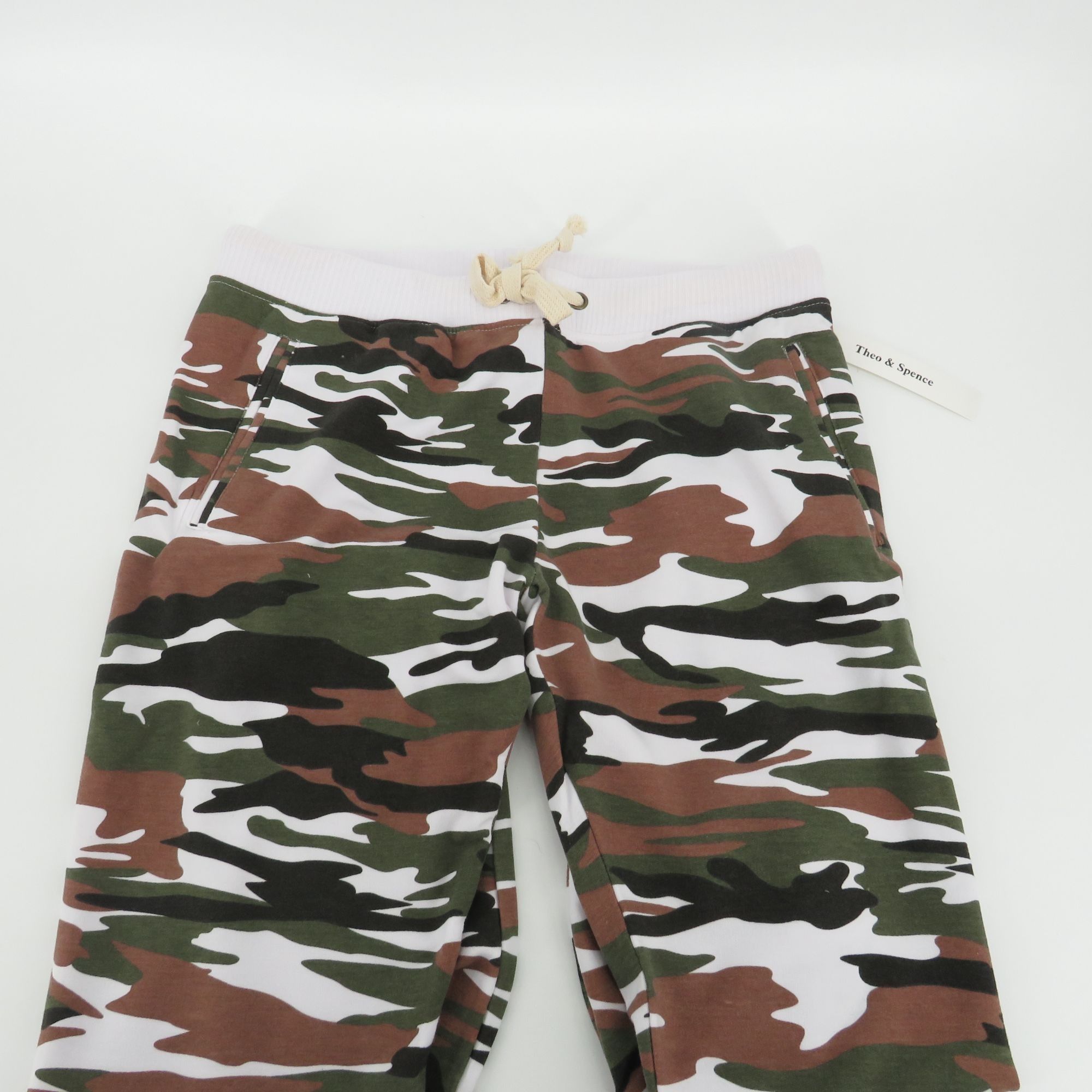 Other Theo & Spence Camo Lounge Pants Small Elastic Waist Drawstri Size 31" - 4 Thumbnail