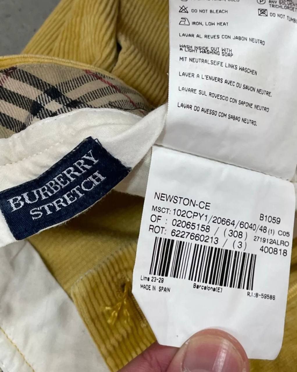 Burberry Corduroy Vintage Burberry Pants Cropped Nova Check Design Size US 32 / EU 48 - 7 Thumbnail