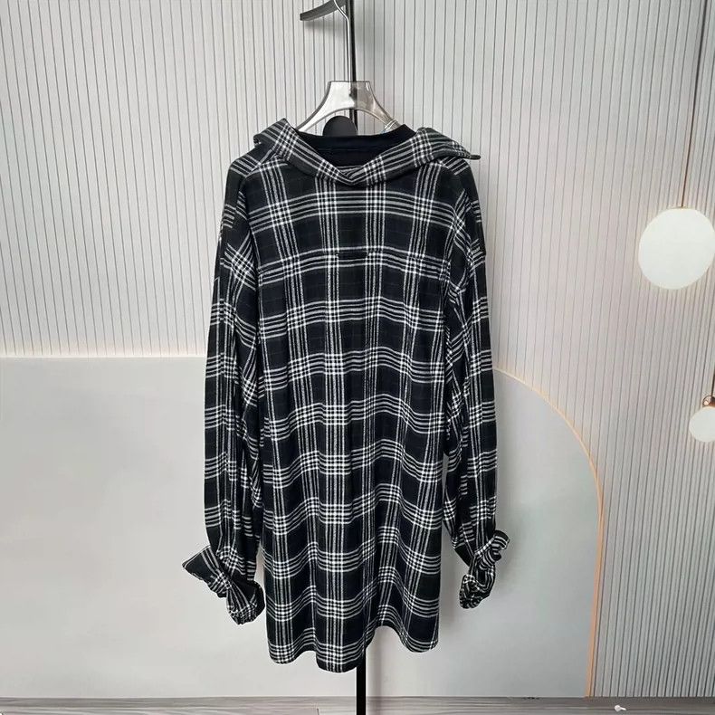 Balenciaga Balenciaga Black plaid shirt Size US S / EU 44-46 / 1 - 2 Thumbnail