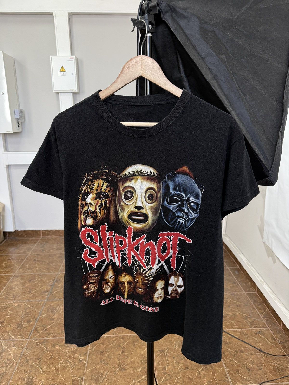 Slipknot 🇺🇸 Vintage 2008 Slipknot All Hope is Gone T-Shirt Heavy Metal Size US M / EU 48-50 / 2 - 1 Thumbnail