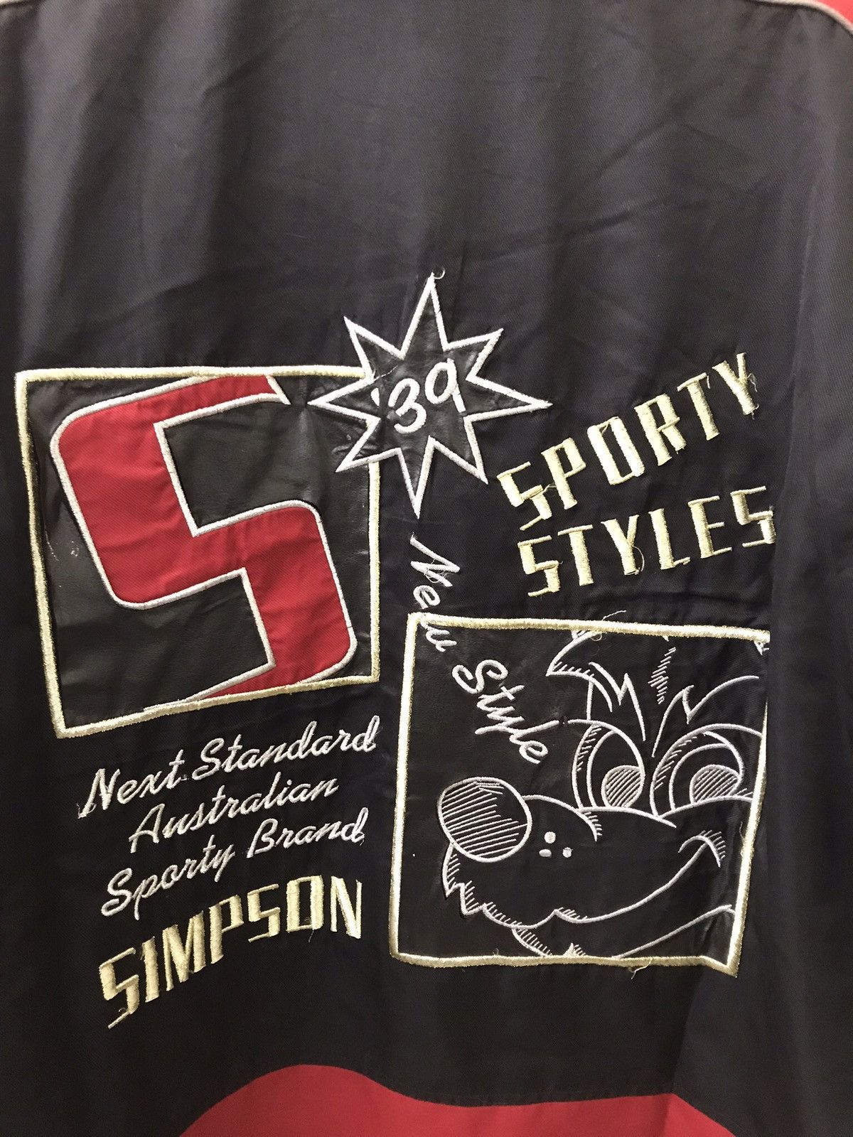 Vintage Vintage 🔥 Simpson Motorsports Jacket Size US L / EU 52-54 / 3 - 3 Thumbnail