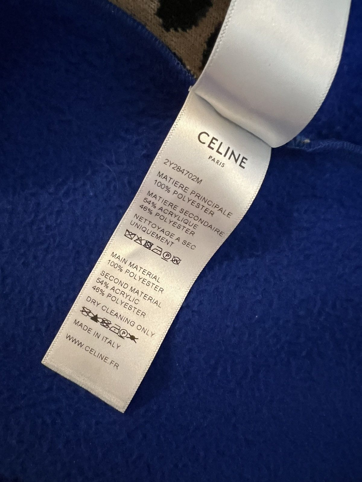 Celine Hedi Slimane Celine SS21 Dancing Kid Fleece Jacket Size US XXL / EU 58 / 5 - 7 Thumbnail