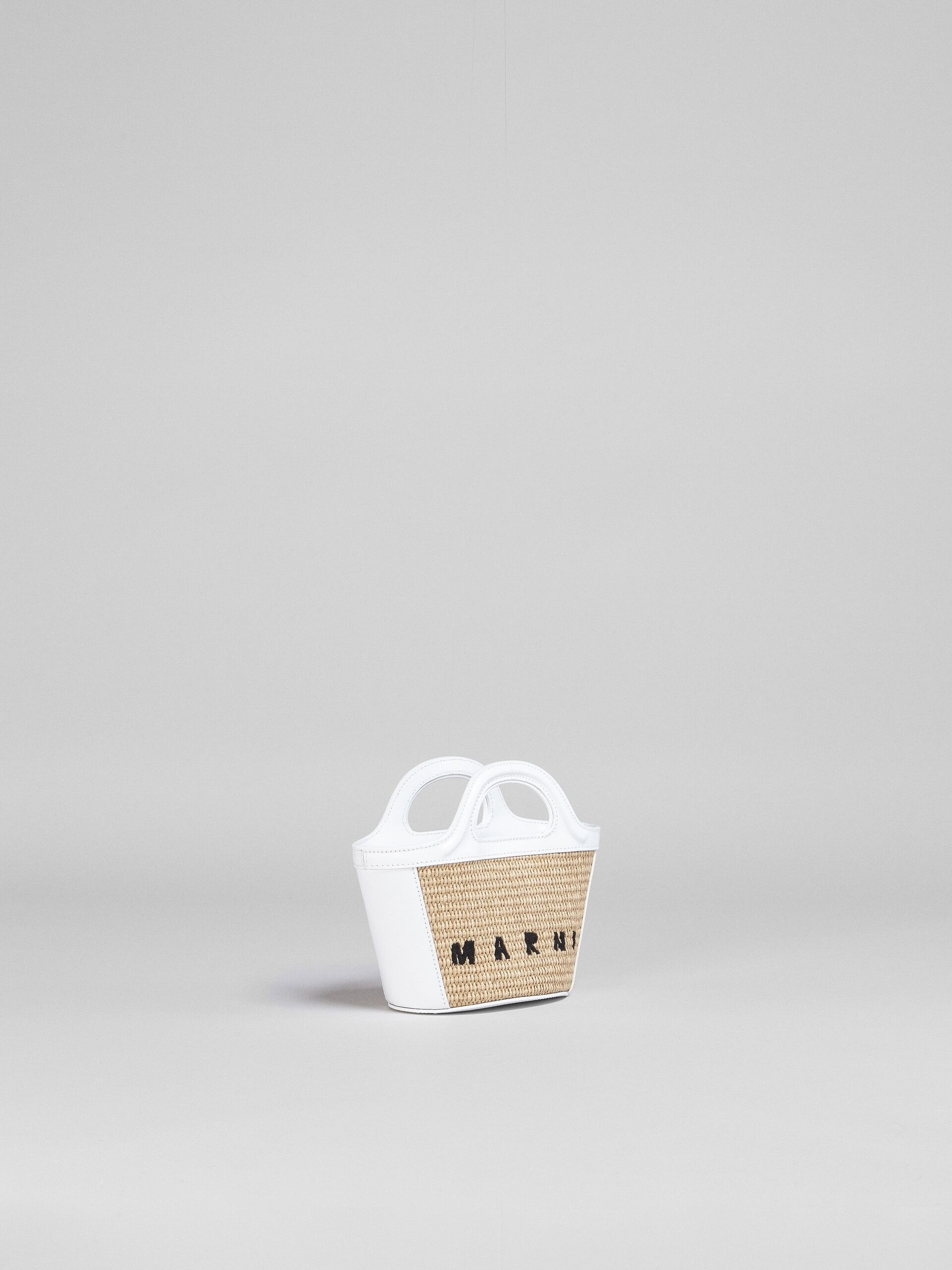 Marni o1f1d3z0825 Size: OS / Tropicalia Micro Bag in Beige/White Size ONE SIZE - 5 Thumbnail