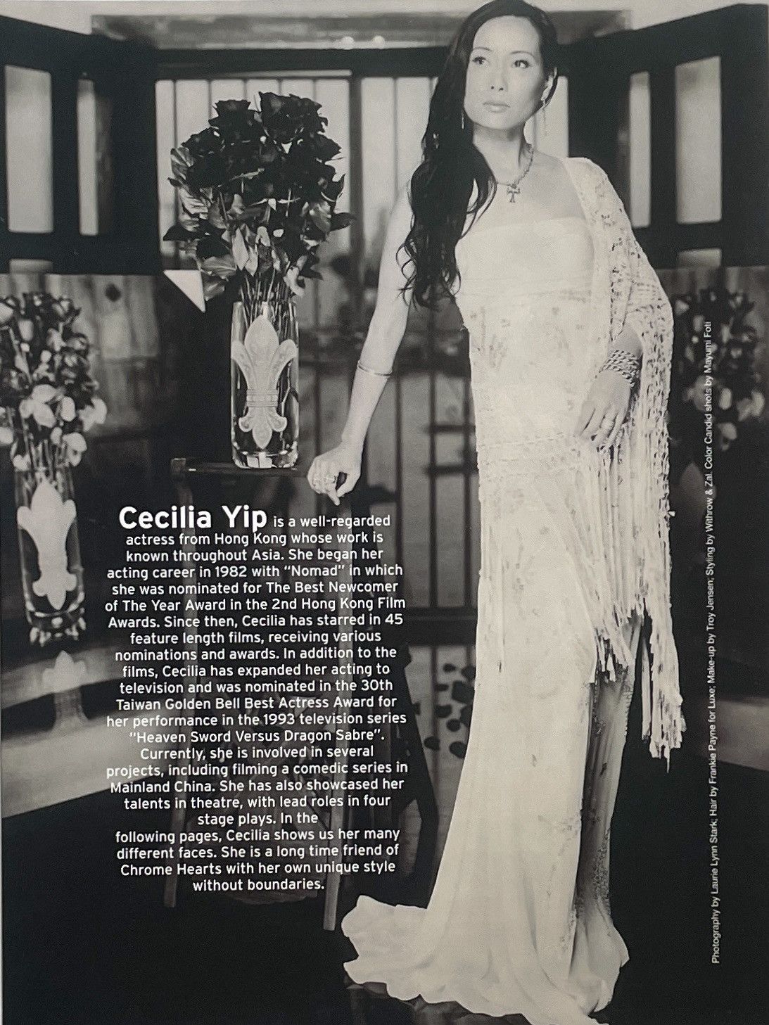 Chrome Hearts Chrome Hearts vintage Cecilia Yip photo Poster framed 9x11 Size ONE SIZE - 2 Thumbnail