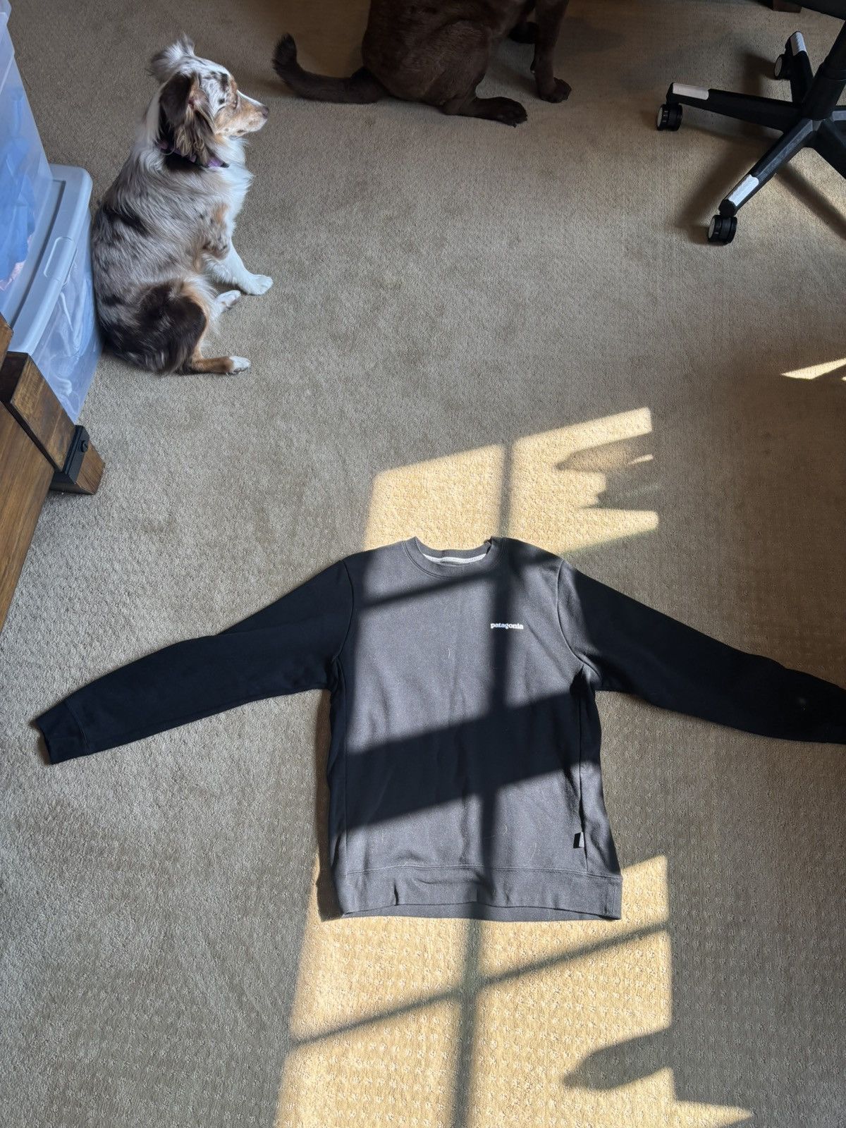The North Face Patogonia Black Crewneck Sweatshirt Size US M / EU 48-50 / 2 - 1 Preview