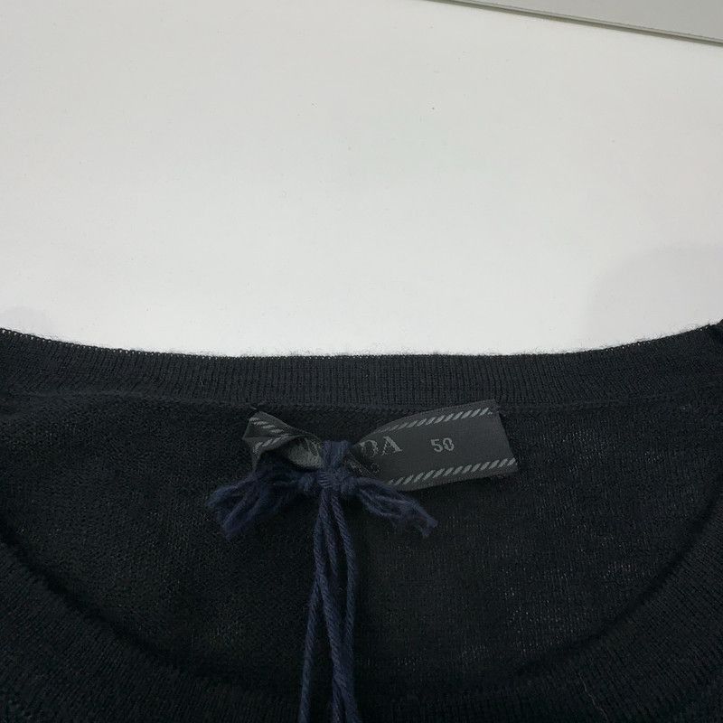 Prada Prada Black Lightweight Knit Sweater for Men-2506 Size US L / EU 52-54 / 3 - 7 Thumbnail