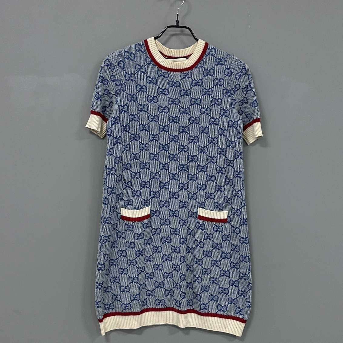 Gucci Gucci Blue Dress S Women Size S / US 4 / IT 40 - 1 Thumbnail