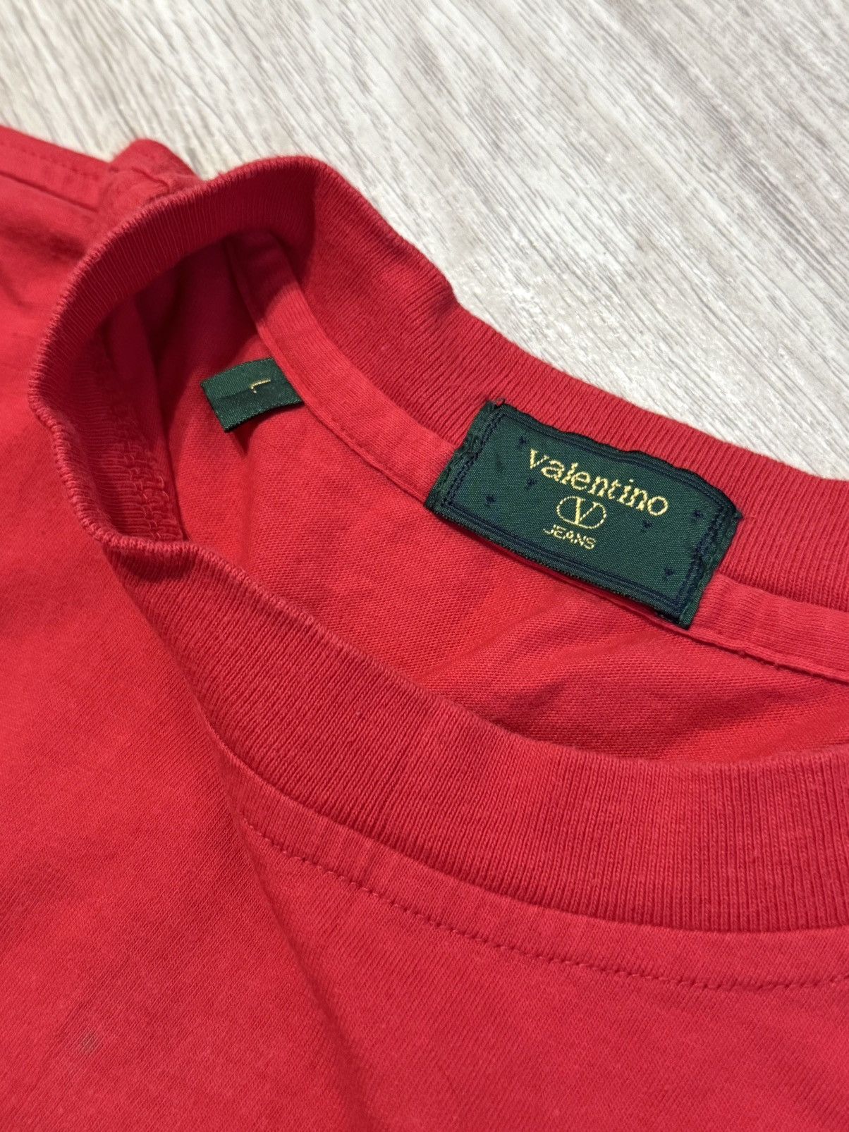 Valentino 🔷Vintage Valentino Big logo T-shirt 90s🔷 Size US L / EU 52-54 / 3 - 4 Thumbnail