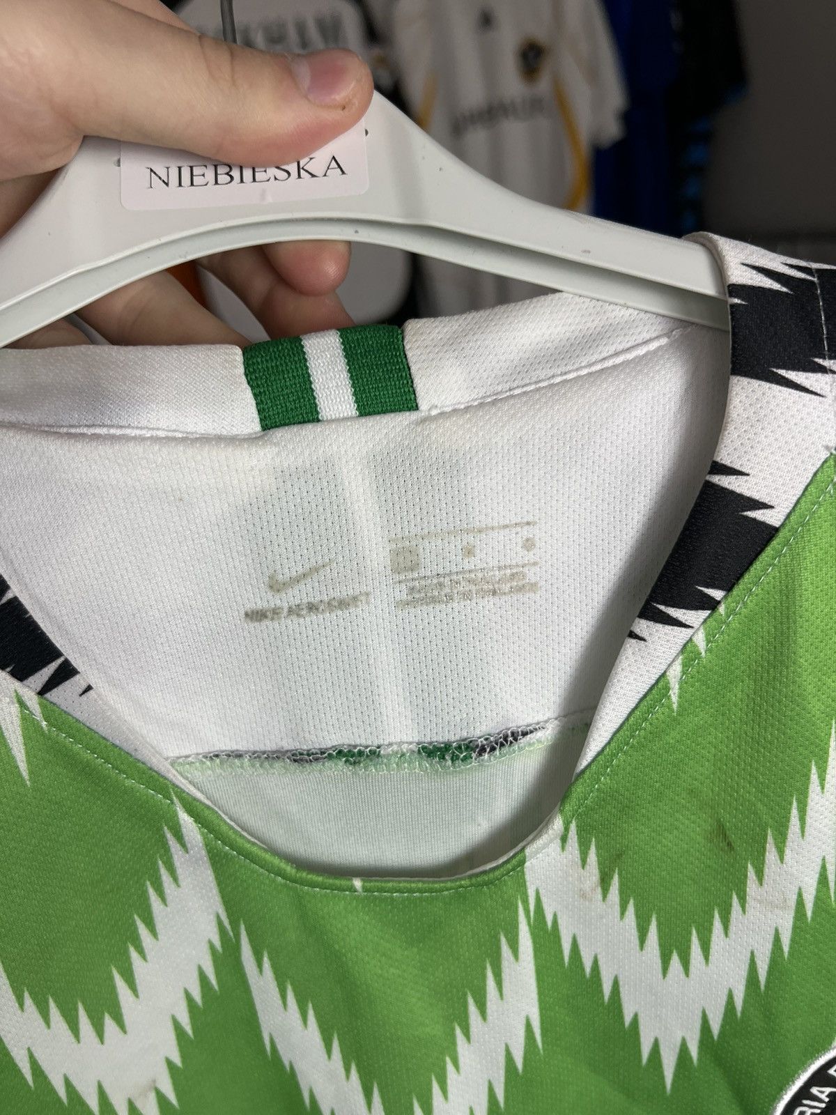 Nike Soccer Jersey Nike Nigeria 2018/19 Size US L / EU 52-54 / 3 - 5 Thumbnail