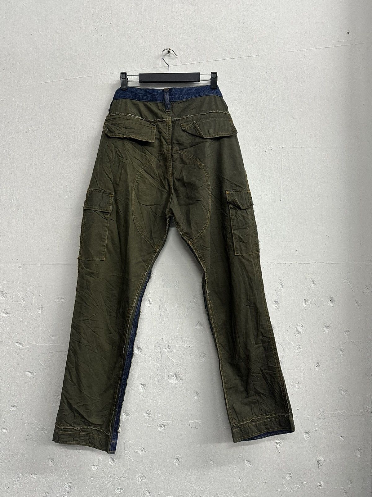 Vintage Reconstruct BOYCOTT Double Knee Cargo Pants Size US 34 / EU 50 - 7 Thumbnail