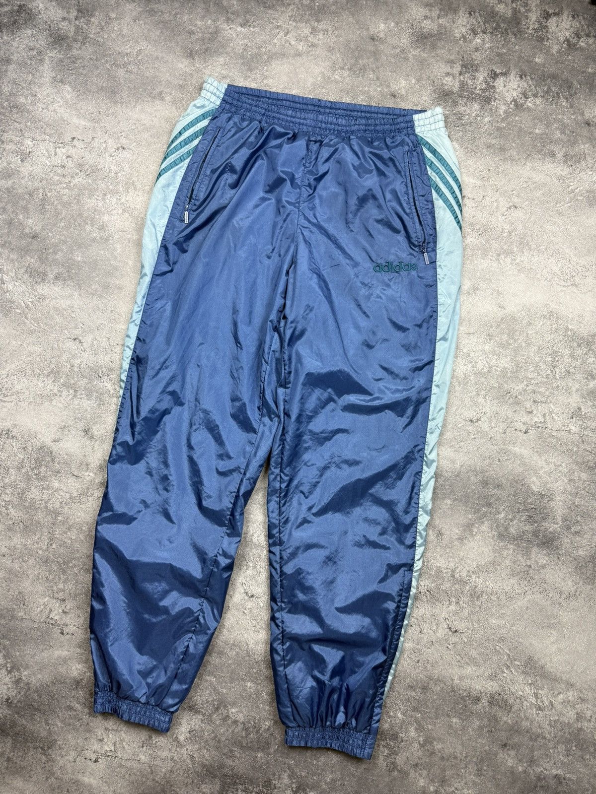 Adidas Vintage Y2K Adidas Nylon Track Pants Sweatpants Size US 34 / EU 50 - 3 Thumbnail