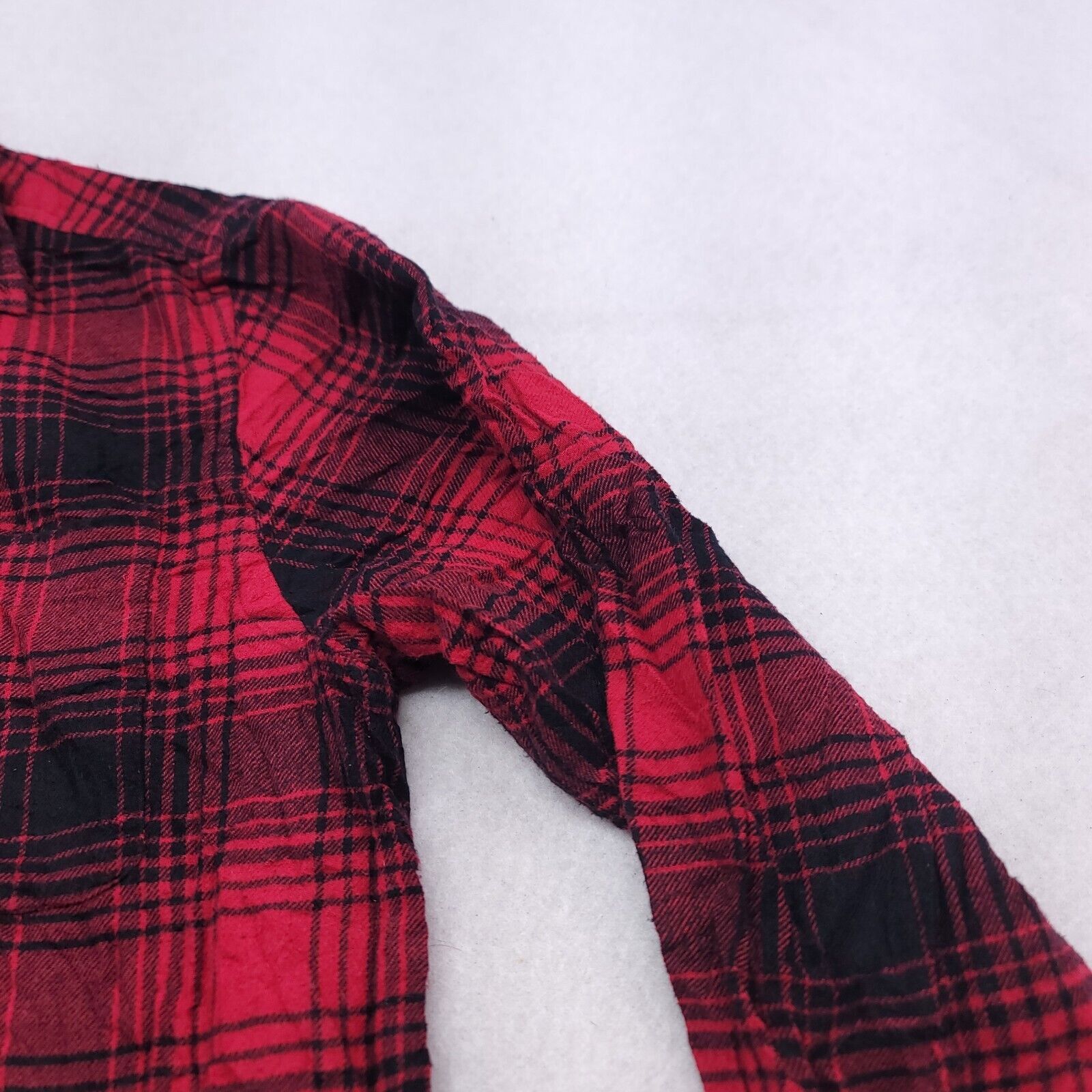 Croft & Barrow Croft & Barrow Tartan Flannel Shirt Mens Size L Red Black Size US L / EU 52-54 / 3 - 5 Thumbnail