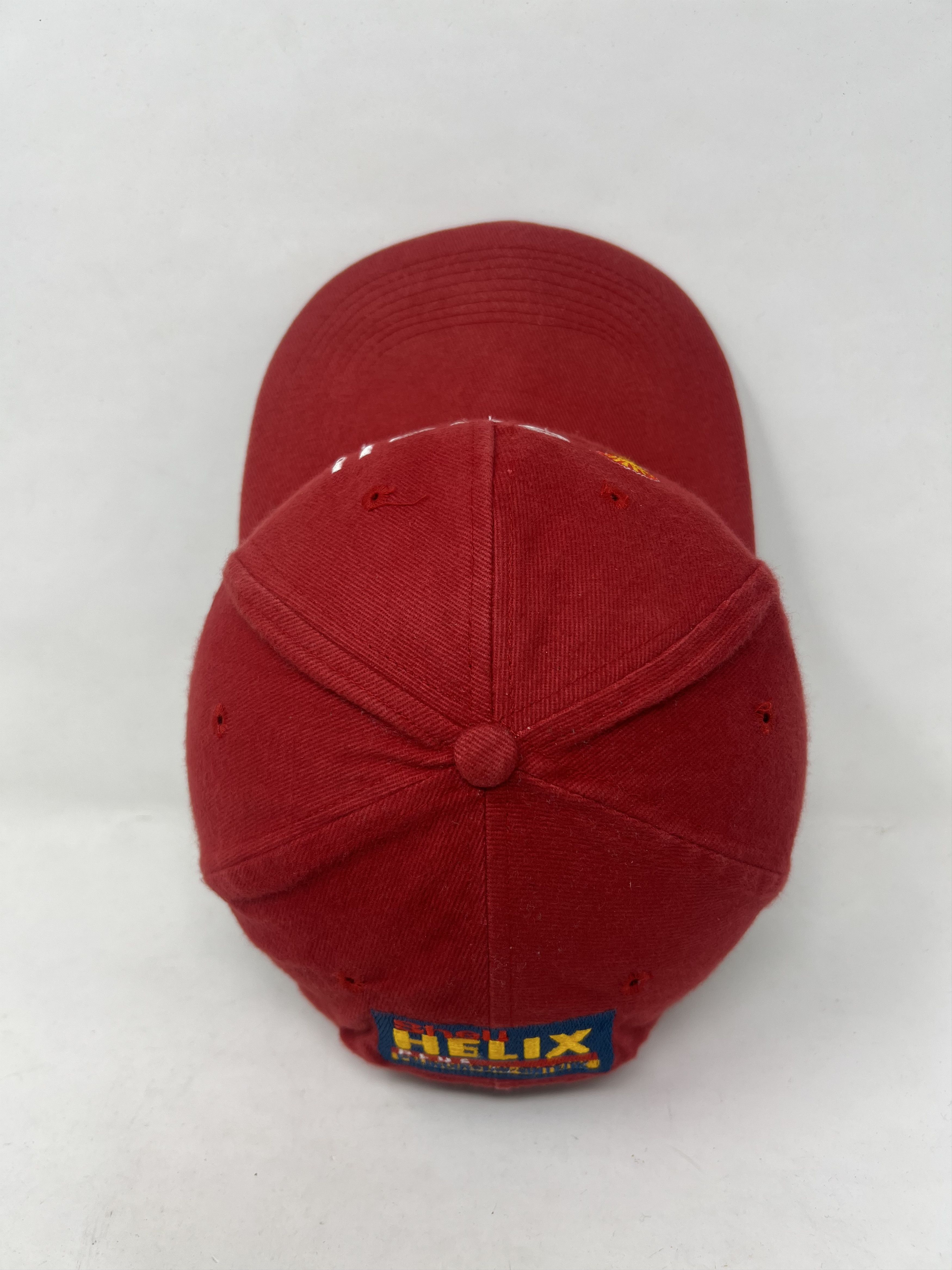 Vintage Shell F1 Vintage Red Strapback Hat Size ONE SIZE - 4 Thumbnail