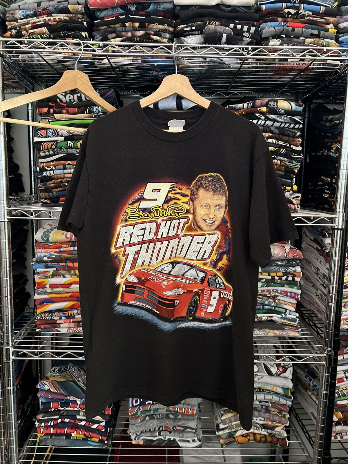 Chase Authentics 2001 NASCAR Bill Elliott Red Hot Thunder Tee Size US L / EU 52-54 / 3 - 1 Thumbnail