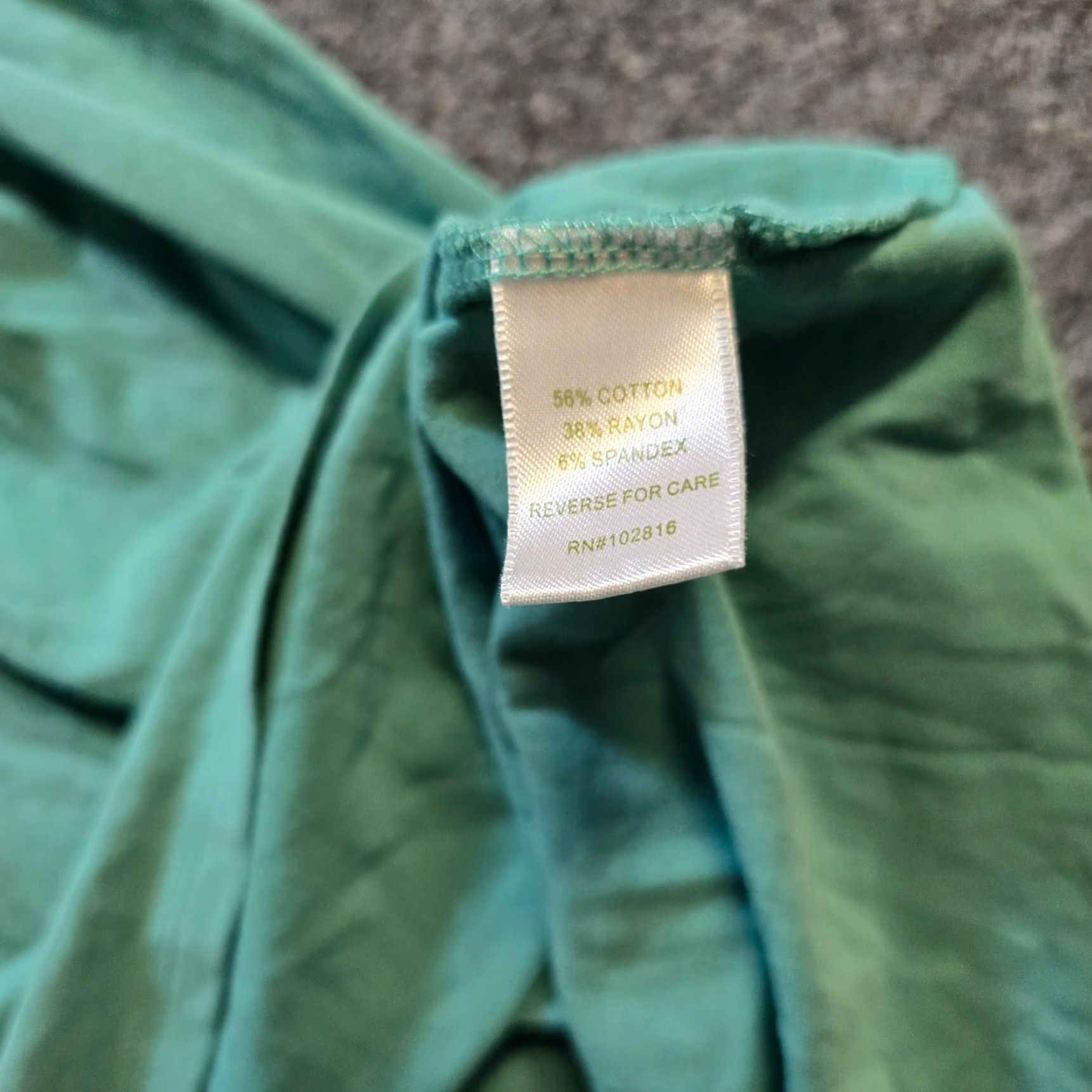 Vintage Garnet Hill Dress Womens Size Medium Green A-Line 3/4 Sleeve Stretch Knit Casual/Business/Party Womens Size L / US 10 / IT 46 - 7 Thumbnail