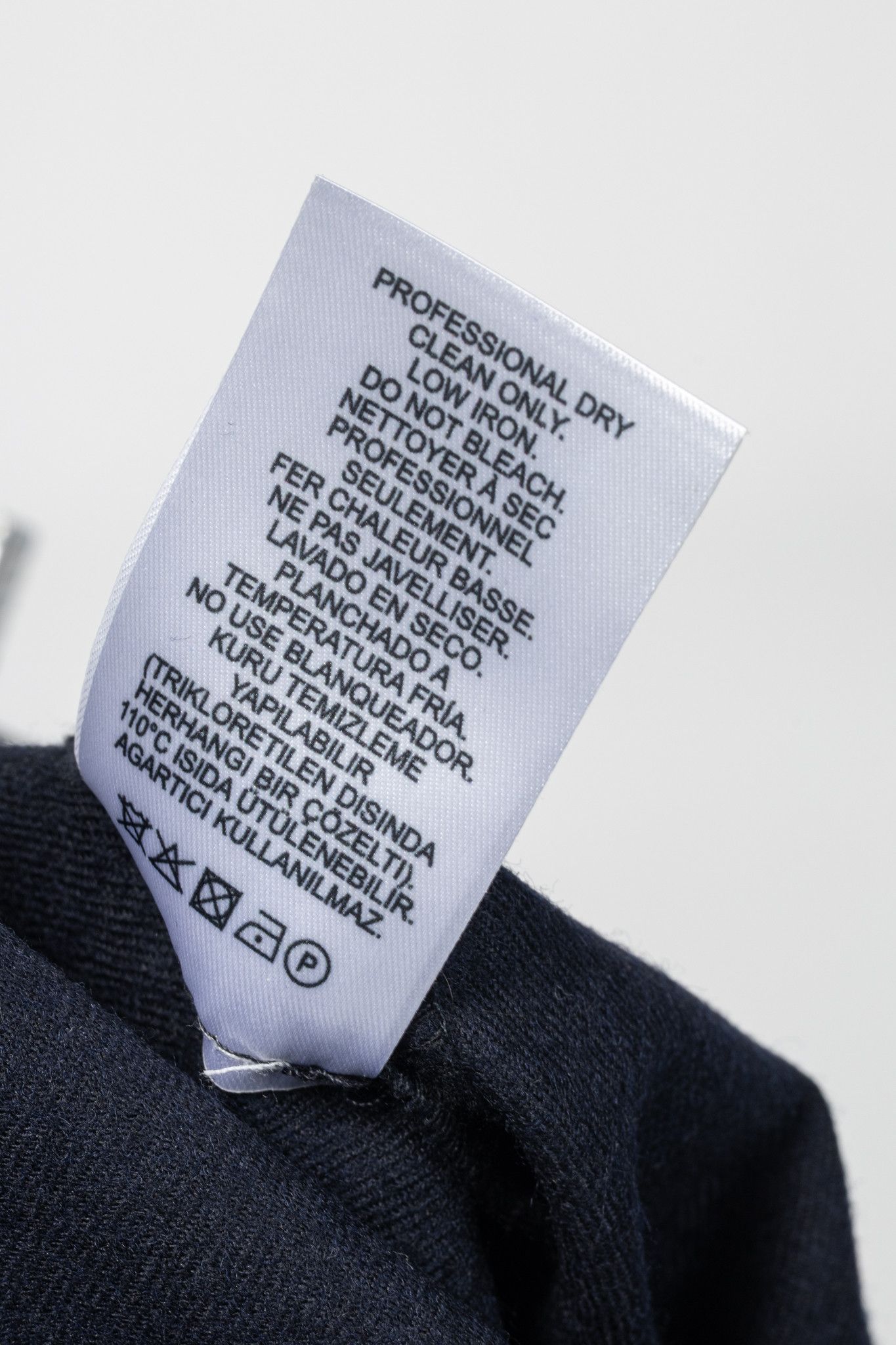 Tibi Tibi Murray Navy Superfine Wool Flannel Trouser Size 27" / US 4 / IT 40 - 10 Thumbnail