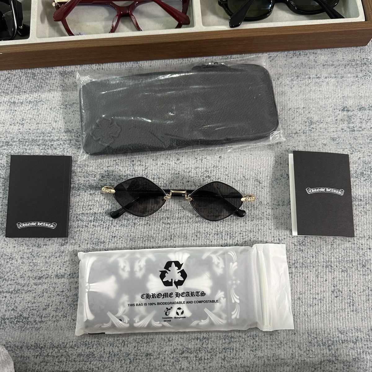 Chrome Hearts CHROME HEARTS DIAMOND DOG SUNGLASSES Size ONE SIZE - 2 Thumbnail