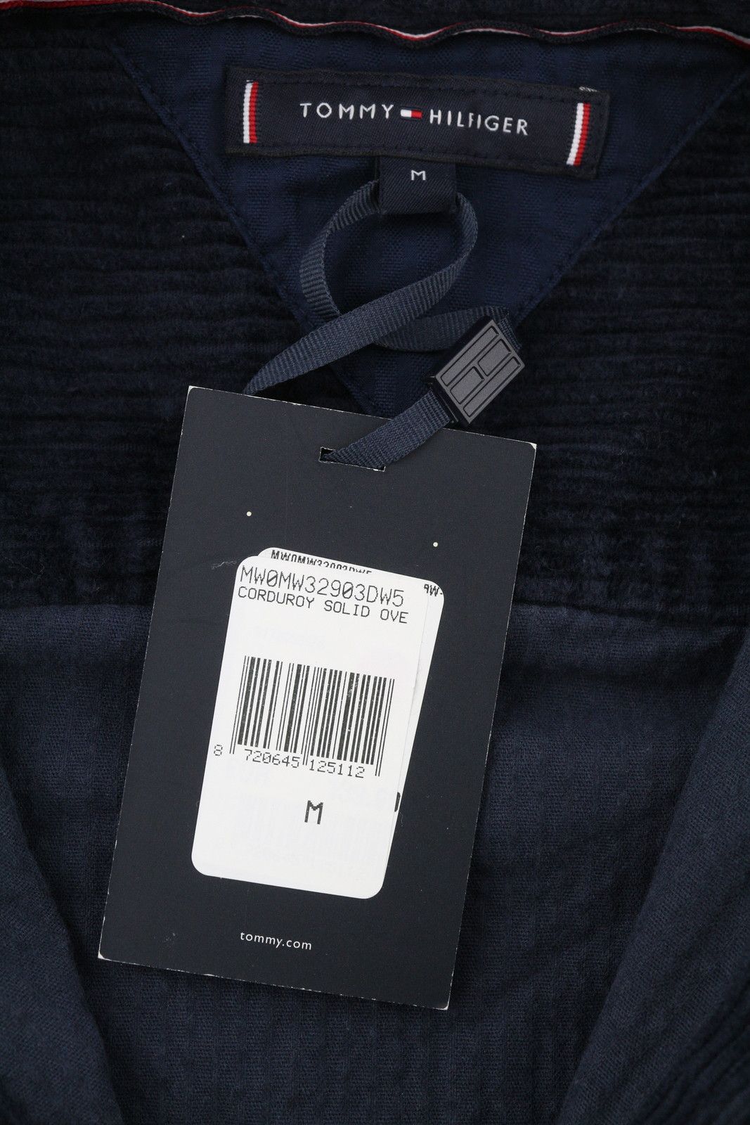 Tommy Hilfiger CORDUROY SOLID OVERSHIRT M Blue Button-Up Jacket 85624 Size US M / EU 48-50 / 2 - 12 Thumbnail