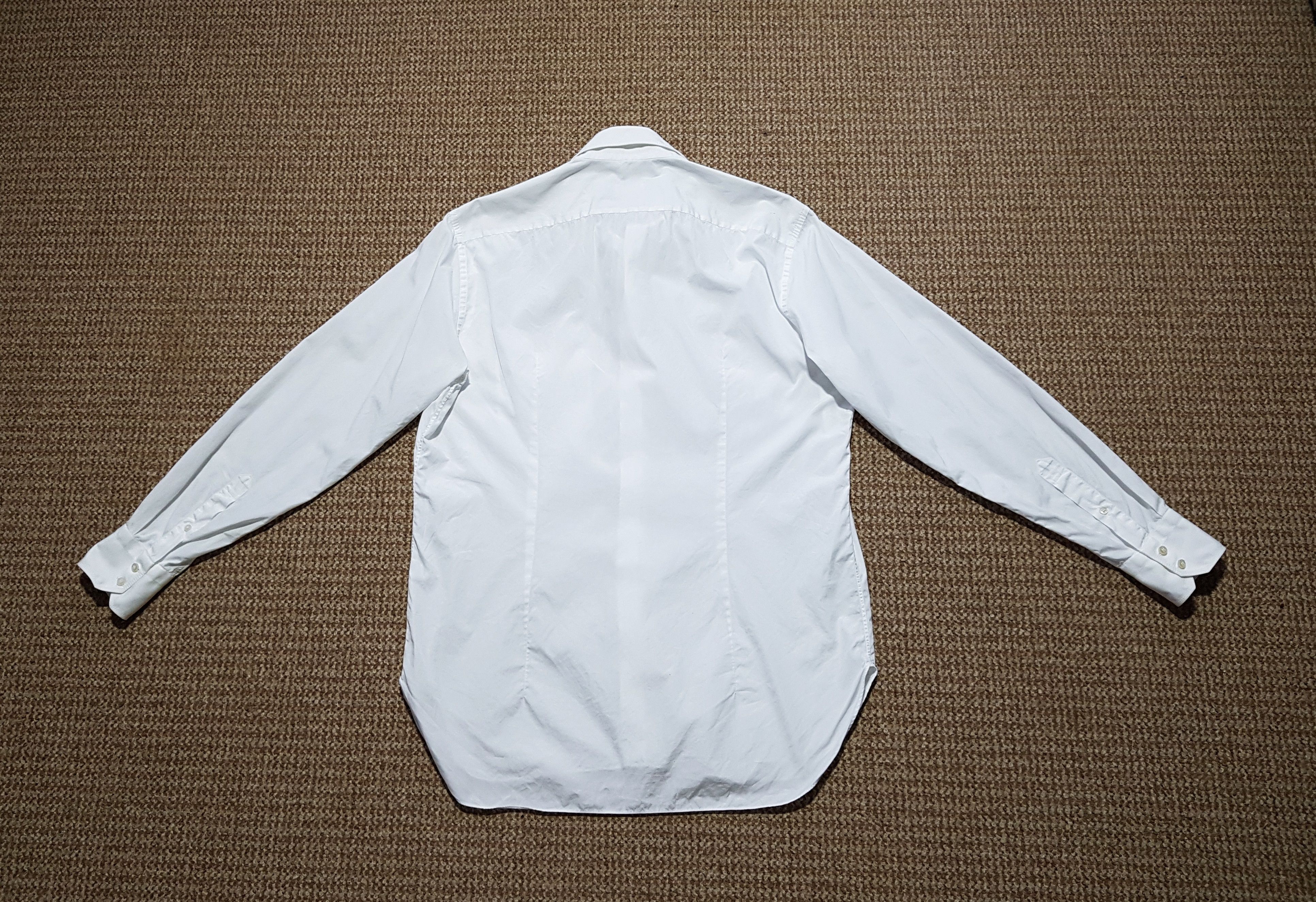 Zilli Zilli White Formal Shirt Long Sleeve Luxury Size US L / EU 52-54 / 3 - 2 Thumbnail