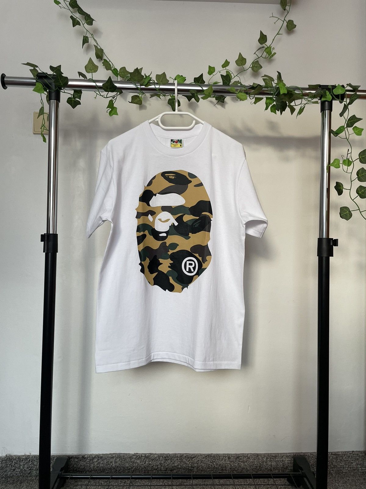 image of Bape Tee in White, Men's (Size Medium)