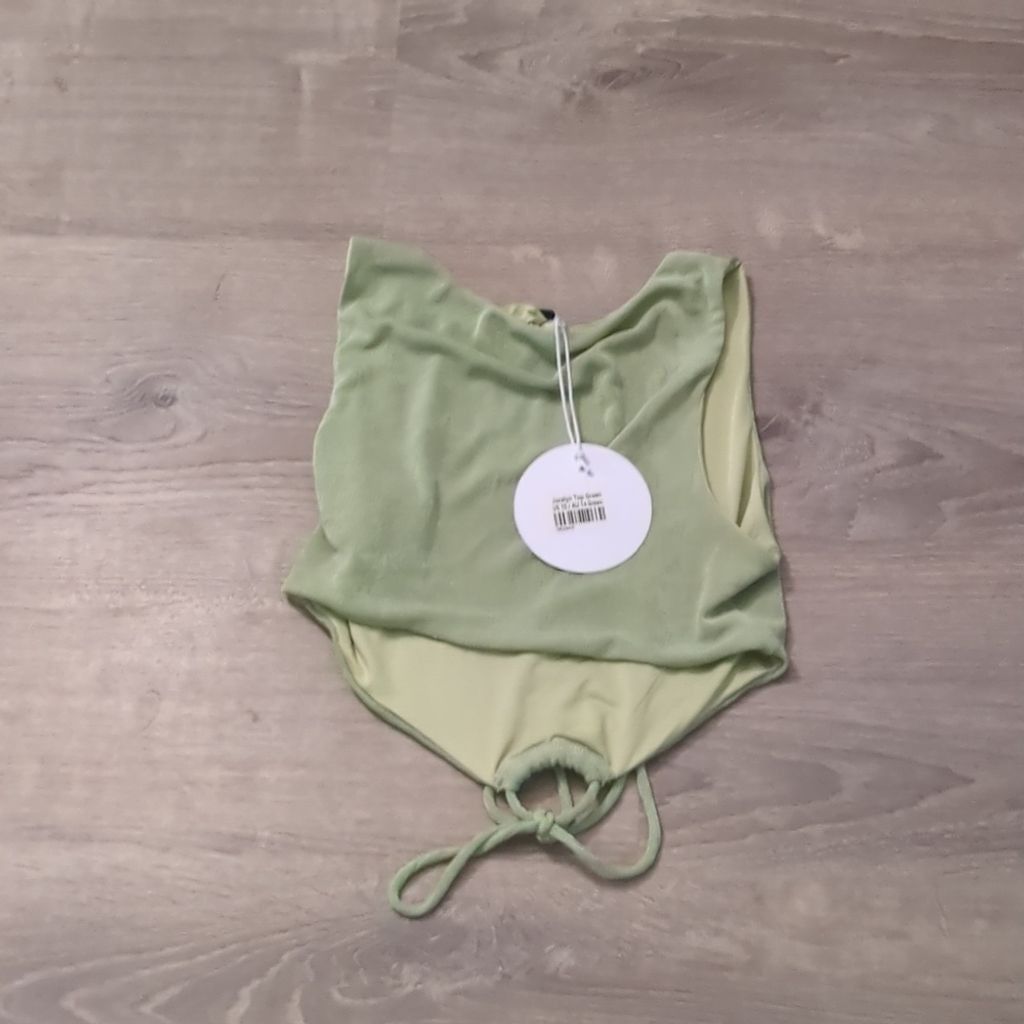 PRINCESS POLLY Princess Polly green crop top size 10 Size L / US 10 / IT 46 - 4 Thumbnail