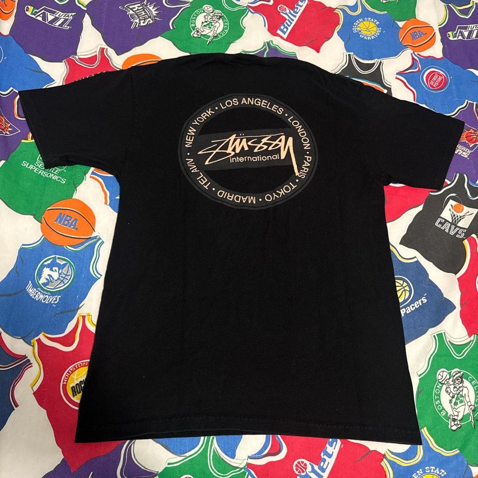 Stussy Vintage Streetwear Stüssy Technique Collab Promo Tee Size US M / EU 48-50 / 2 - 1 Thumbnail
