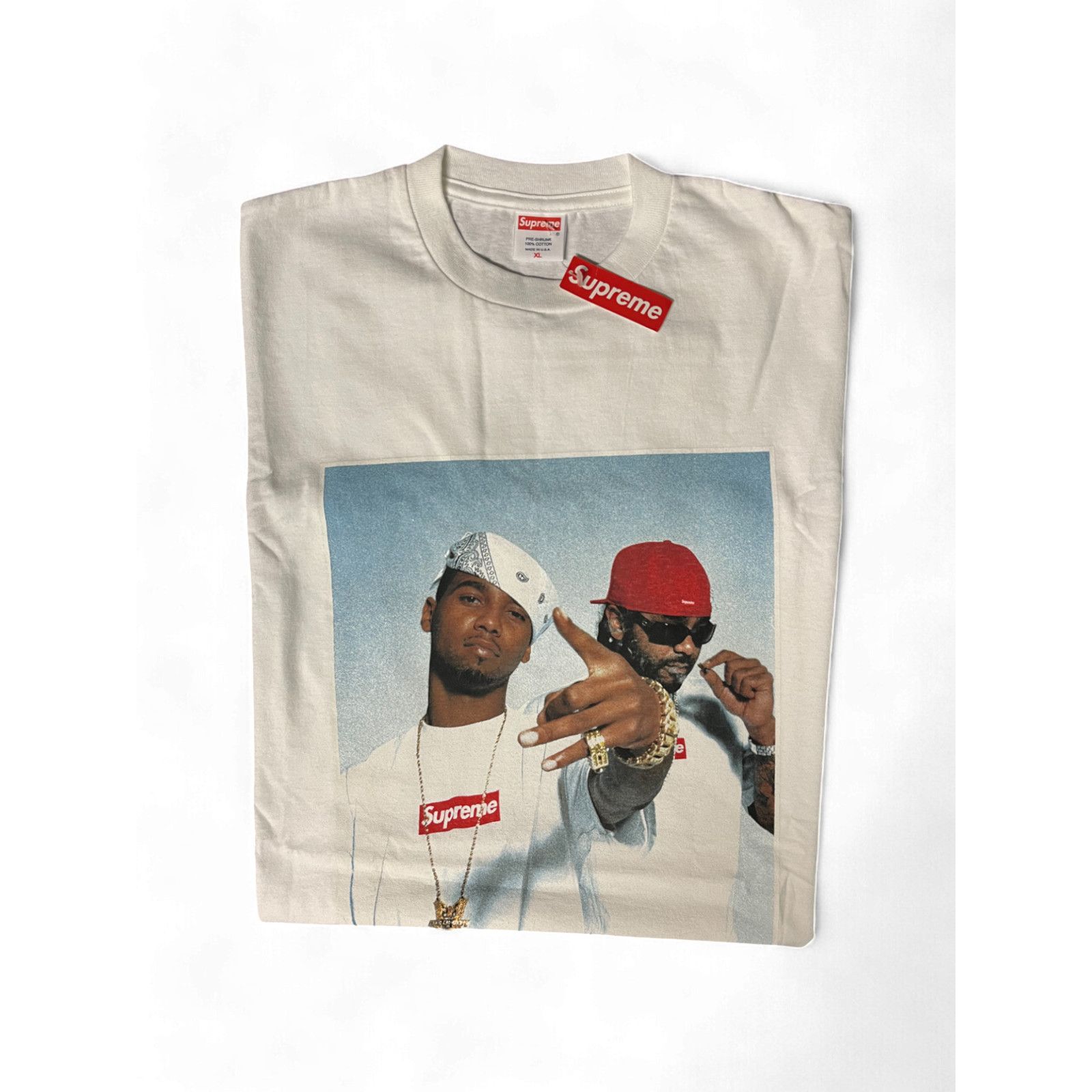 Supreme 2006 Supreme Dipset White Photo Tee Size US XL / EU 56 / 4 - 4 Thumbnail