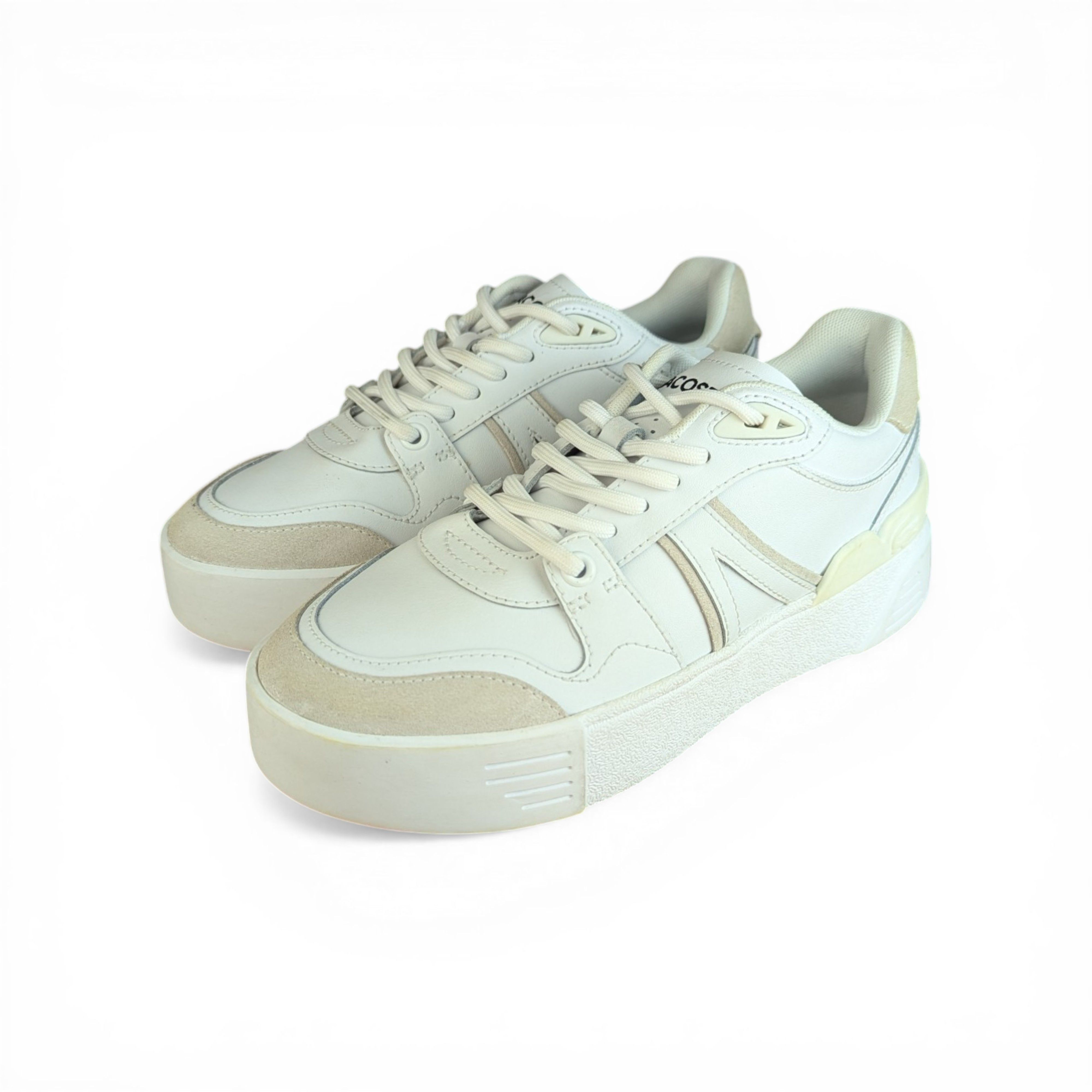 Lacoste LACOSTE WHITE SNEAKERS Size US 7 / IT 37 - 1 Thumbnail