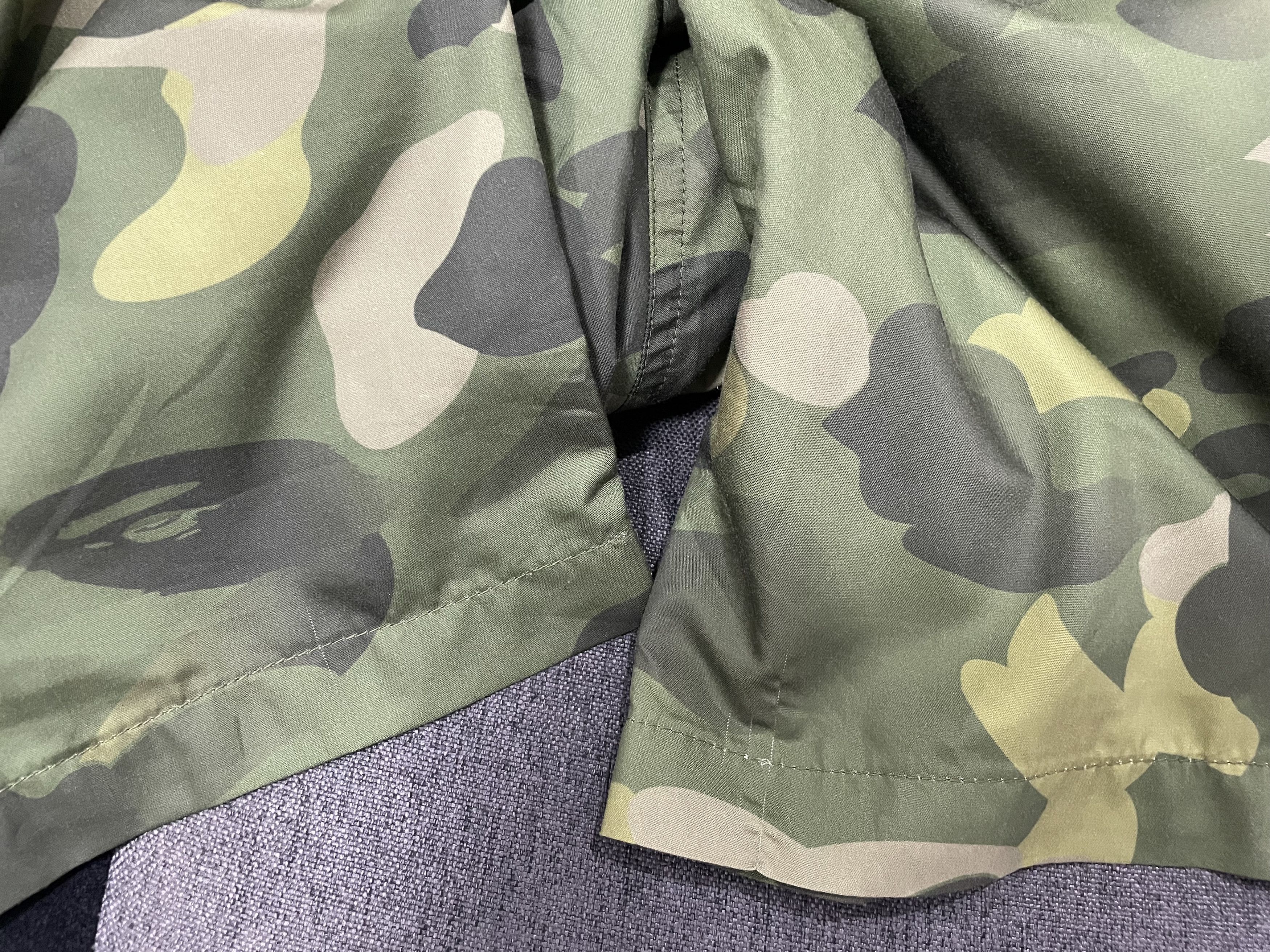 Bape Bape Color Camo Green - Cargo Cropped Nylon Pants Size US 34 / EU 50 - 16 Thumbnail