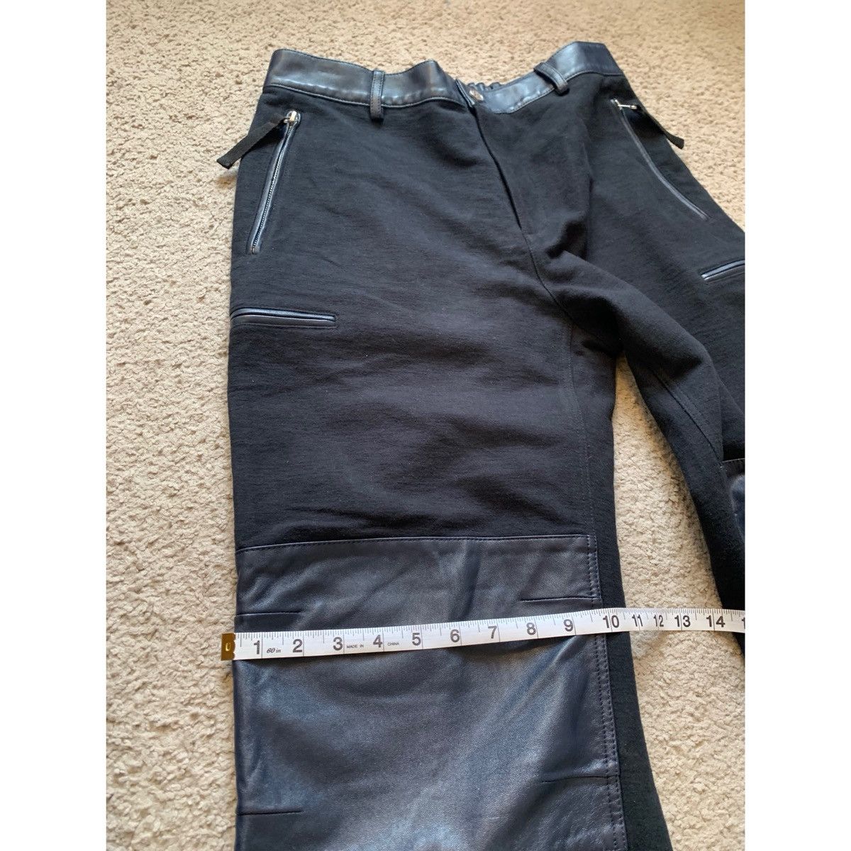 Helmut Lang HELMUT LANG LEATHER FLIGHT PANTS Size US 32 / EU 48 - 23 Thumbnail
