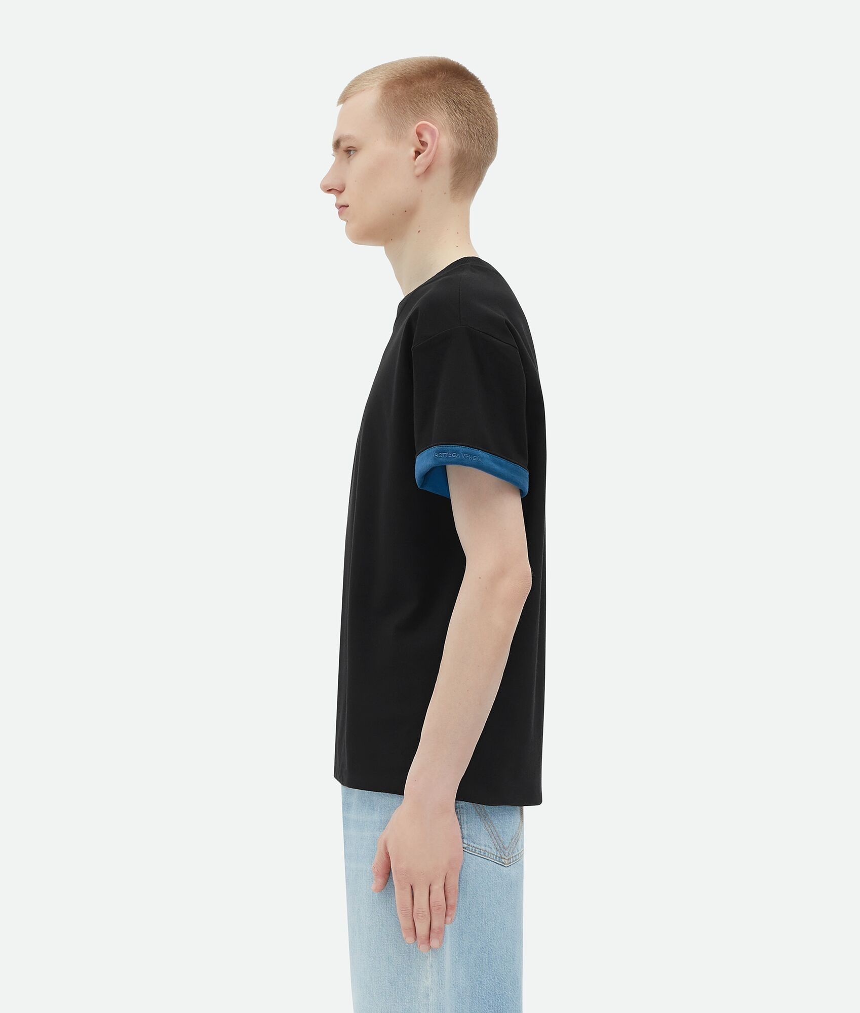 Bottega Veneta o1bcso1str0225 Double Layer Relaxed Cotton T-Shirt Size US S / EU 44-46 / 1 - 2 Thumbnail