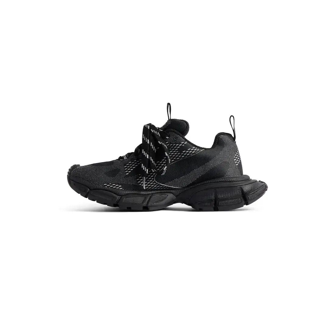 Balenciaga × Under Armour o1s1rm1125 Under Armour® 3XL Knit Sneakers in Black Size US 11 / EU 44 - 4 Thumbnail
