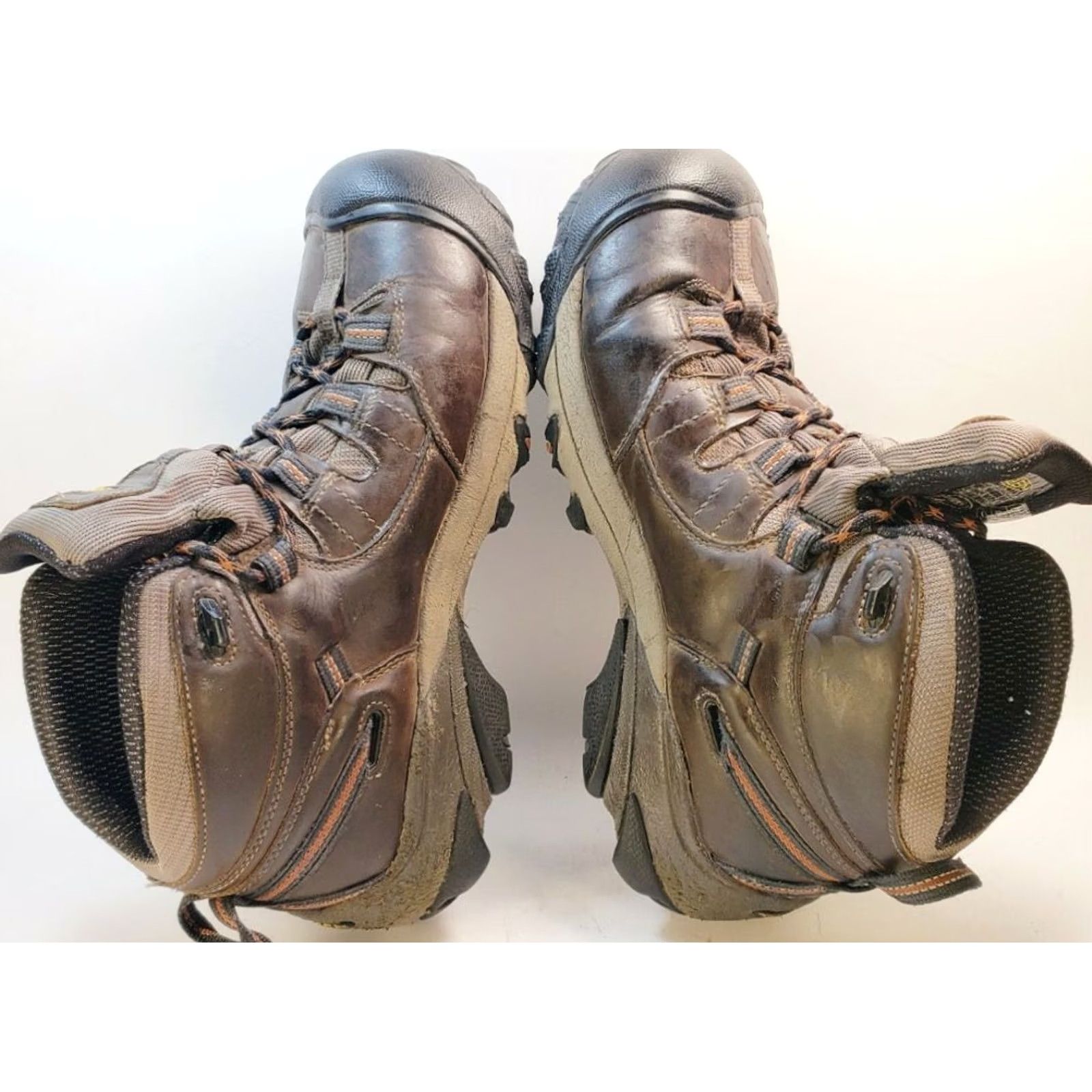 KEEN KEEN Utility Detroit Mid Soft Toe EH Boot Mens 8M Black Olive Leather Textile Waterproof Ankle Work Hiking Shoes 8M EUA 1007009D Size US 8 / EU 41 - 7 Thumbnail