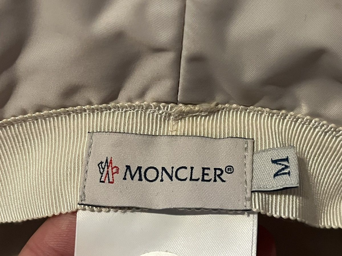 Moncler Moncler bucket hat in cream colour Size ONE SIZE - 3 Thumbnail