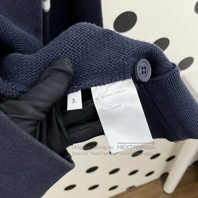 Thom Browne Thom Browne Dark Blue Open Cardigan Jacket Size US L / EU 52-54 / 3 - 6 Thumbnail