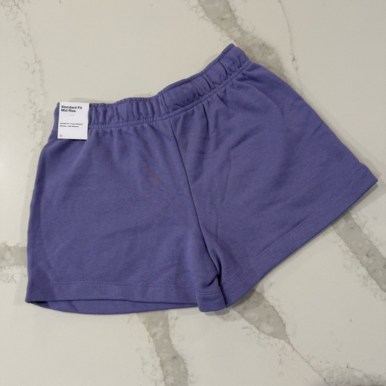 Nike Nike NWT Club Fleece Mid Rise Sweat Shorts Womens XS Purple Size 26" / US 2 / IT 38 - 6 Thumbnail