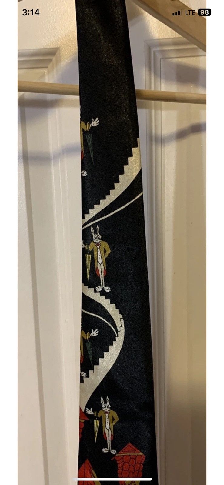 Other Looney Tunes Necktie Tie Bugs Bunny In Tux W/ Award By Simon Size ONE SIZE - 9 Thumbnail