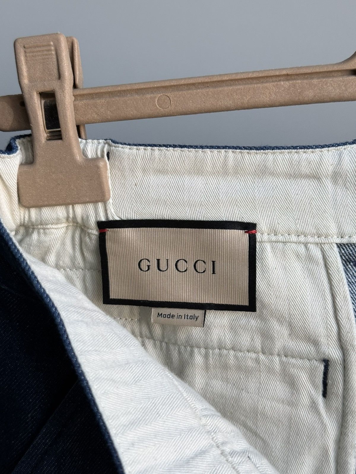 Gucci Gucci Wide Leg Tailored Trousers High Rise Straight Jeans Size US 34 / EU 50 - 14 Thumbnail