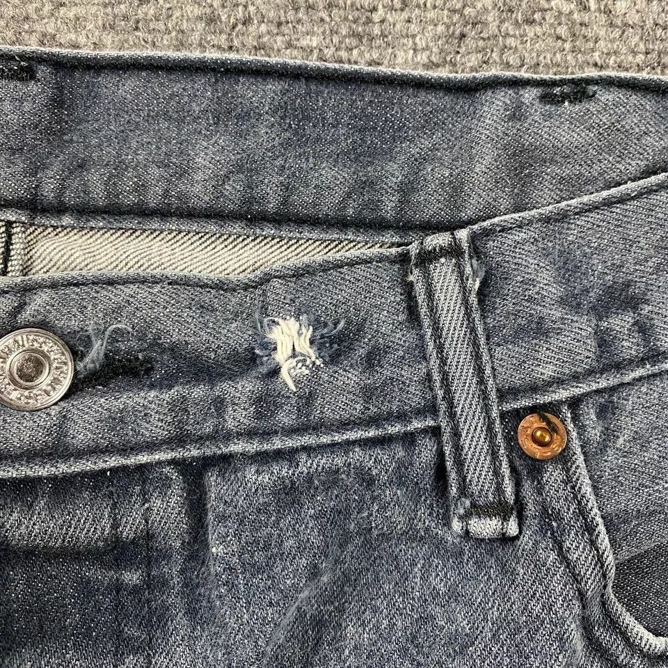 Levi's Levi's Jeans Mens 42x28 Denim Button Fly 501xx Distressed Size US 42 / EU 58 - 5 Thumbnail