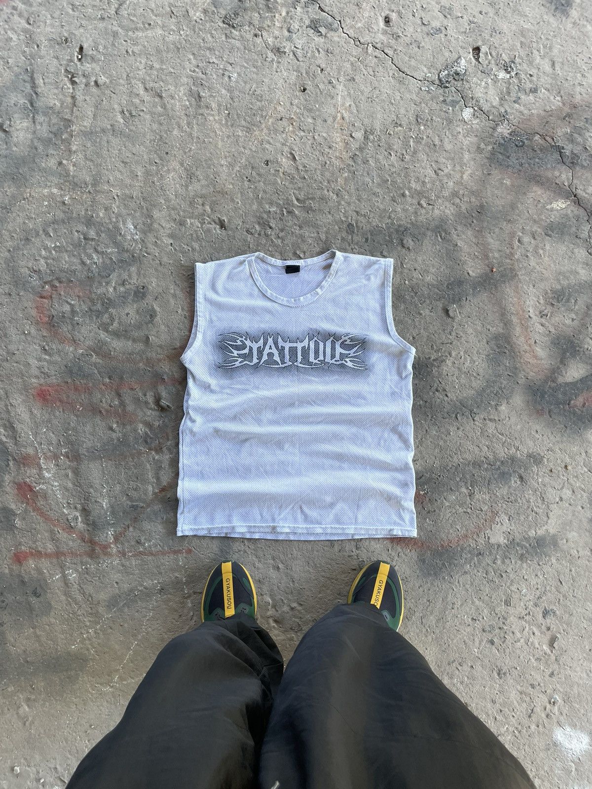 Japanese Brand × Vintage VINTAGE TRIBAL TATTOO AVANT GARDE TANK TOP Size US L / EU 52-54 / 3 - 1 Thumbnail