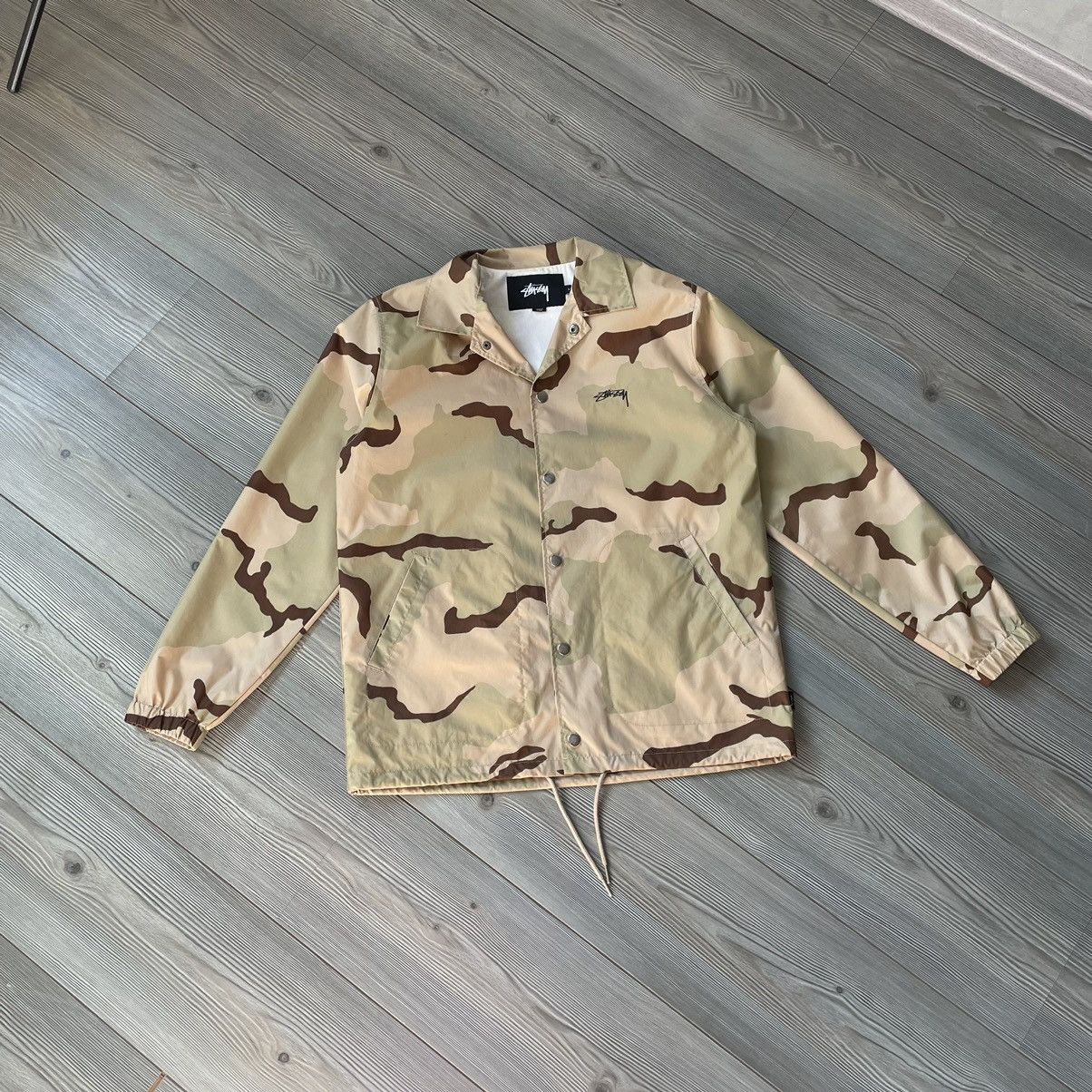Stussy Rare Stussy Double Side Logo Nylon Camo Coach Jacket Size US M / EU 48-50 / 2 - 6 Thumbnail