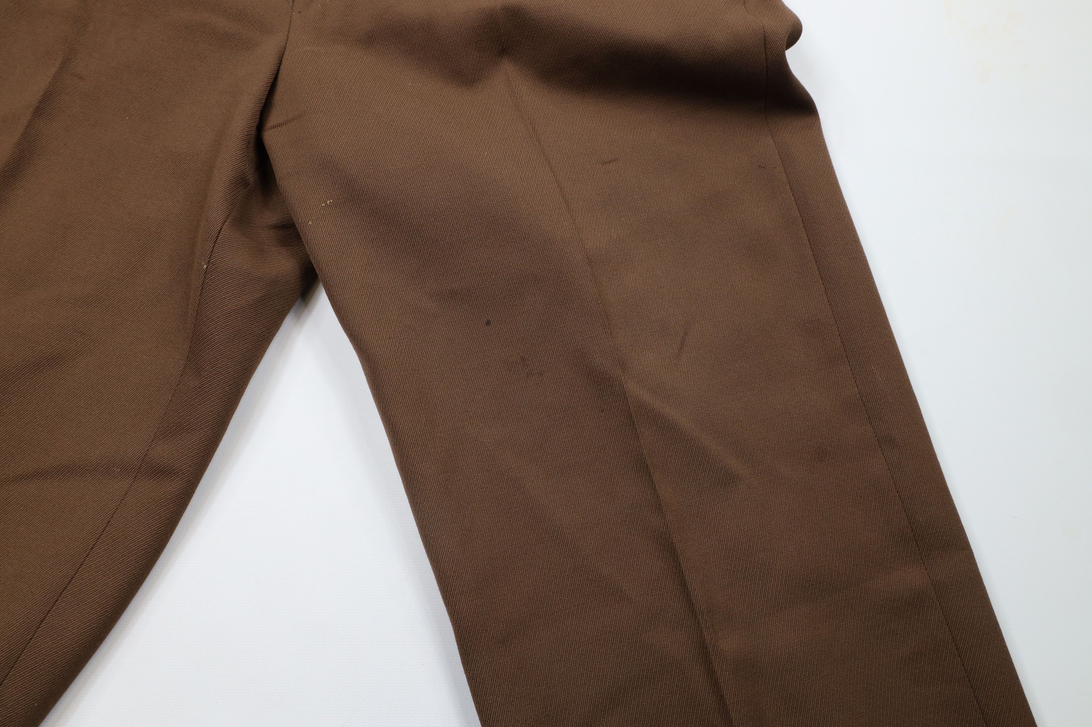 Paul Smith × Vintage Vintage 90s Paul Smith Bergdorf Goodman Wool Pants Brown Size US 36 / EU 52 - 6 Thumbnail