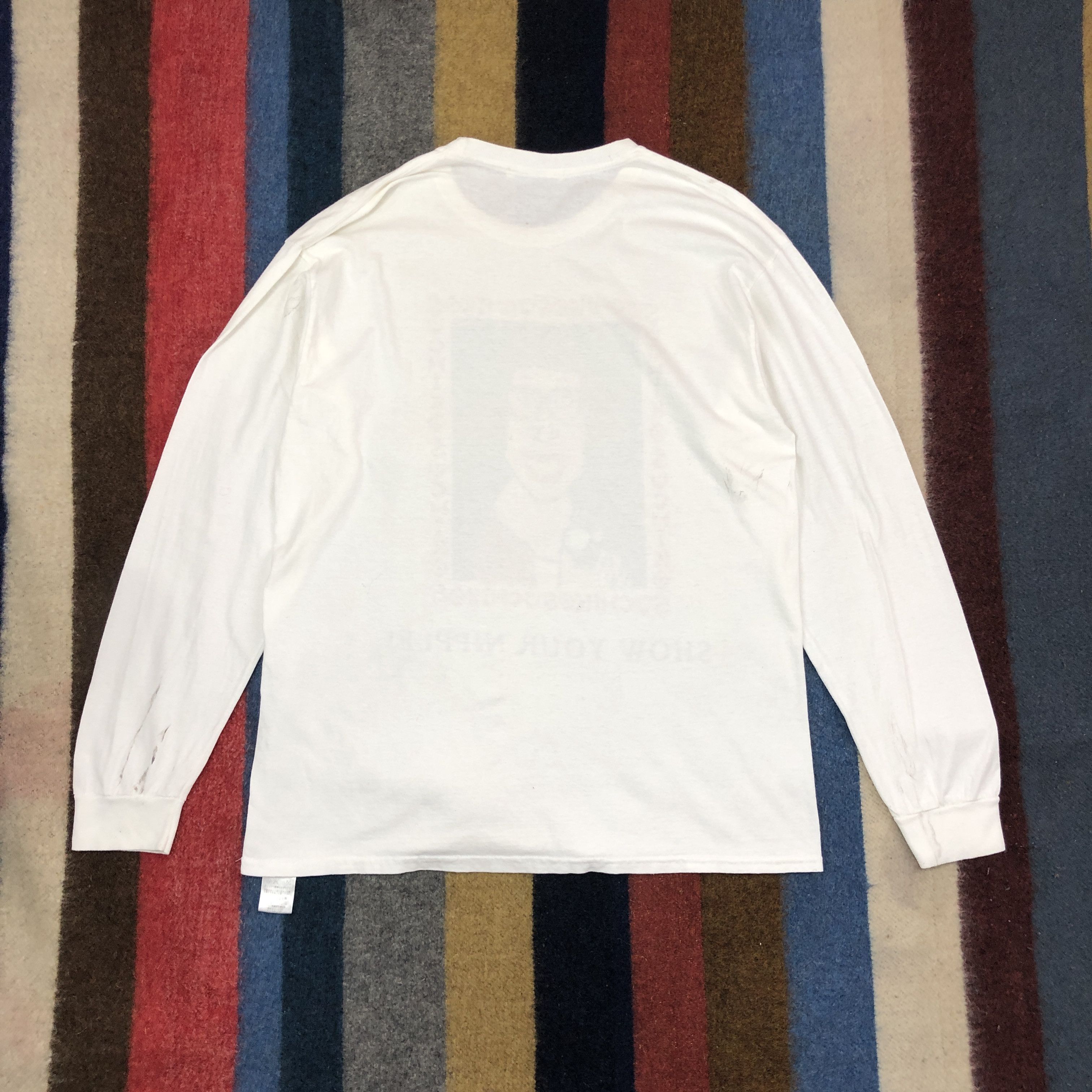 Journal Standard Show Your Nipple by YOSHIMOTO KOGYO Long Sleeve Tee #1557/AZ Size US L / EU 52-54 / 3 - 12 Thumbnail
