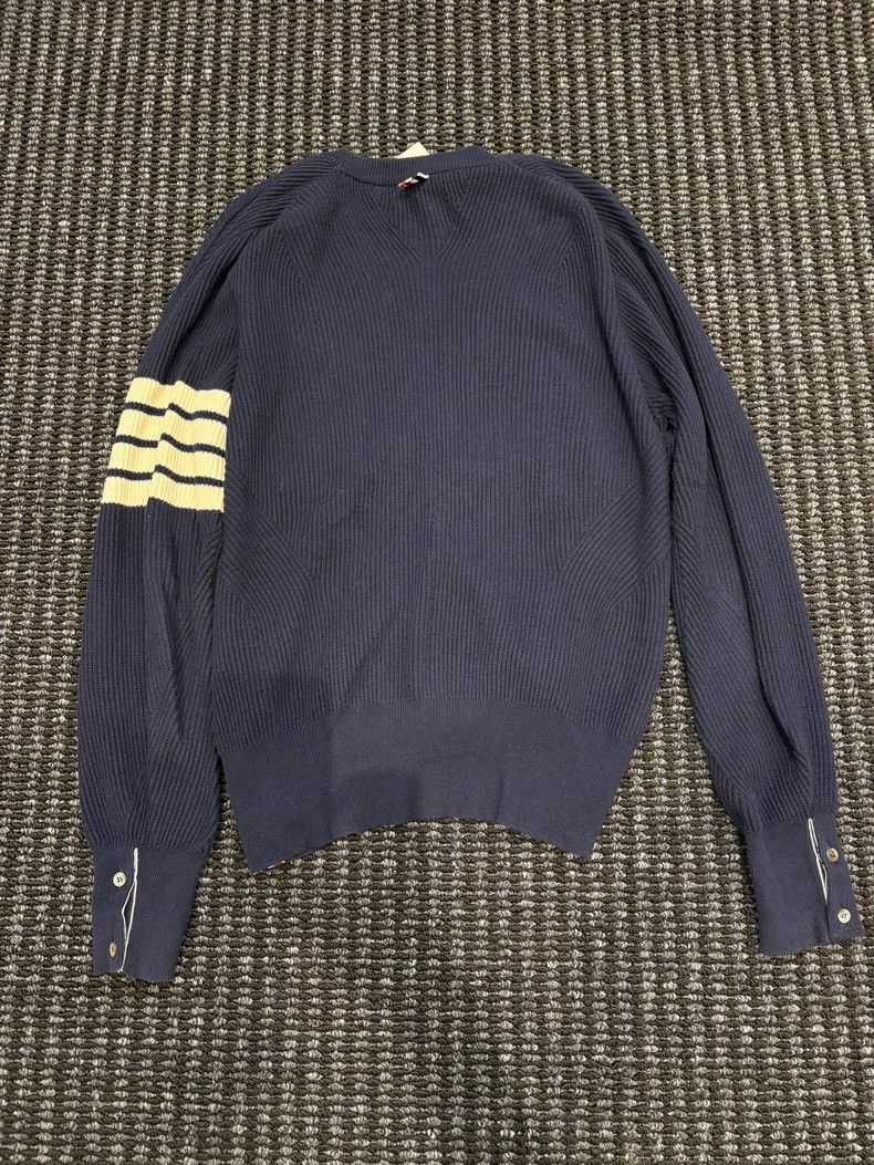 Thom Browne Thom Browne Wool knit V neck top Size US XS / EU 42 / 0 - 2 Thumbnail